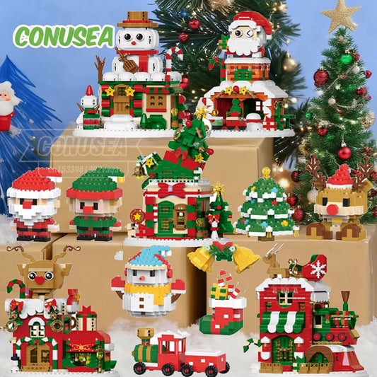 Christmas Micro Building Block Set