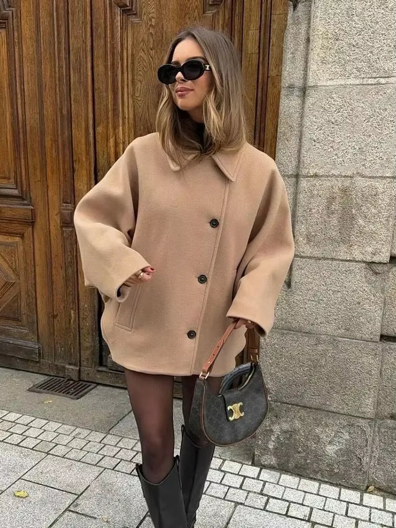 Women's Oversized Vintage Coat