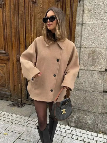 Women's Oversized Vintage Coat