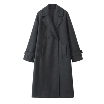 Double-Breasted Wool Coat
