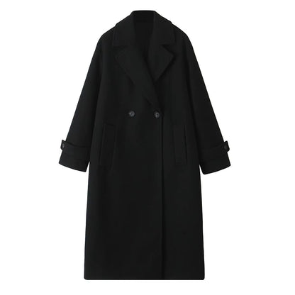 Double-Breasted Wool Coat