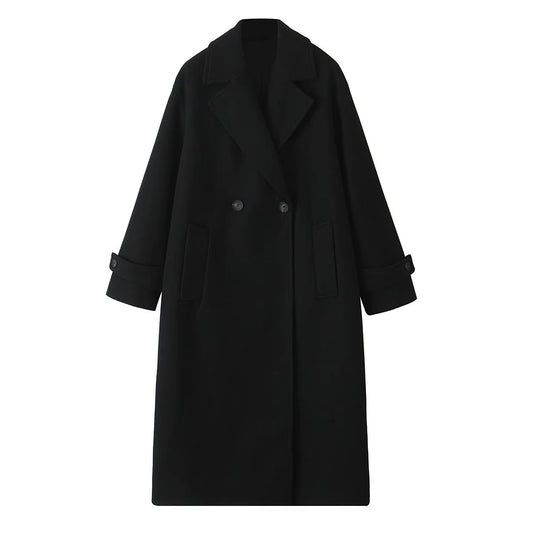 Double-Breasted Wool Coat