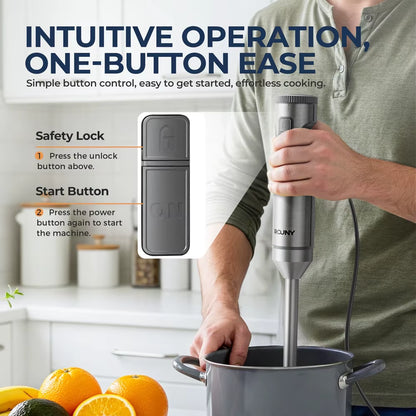 1000W 4-in-1 Power Immersion Blender