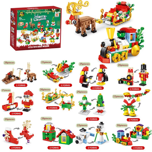 Christmas Micro Building Block Set